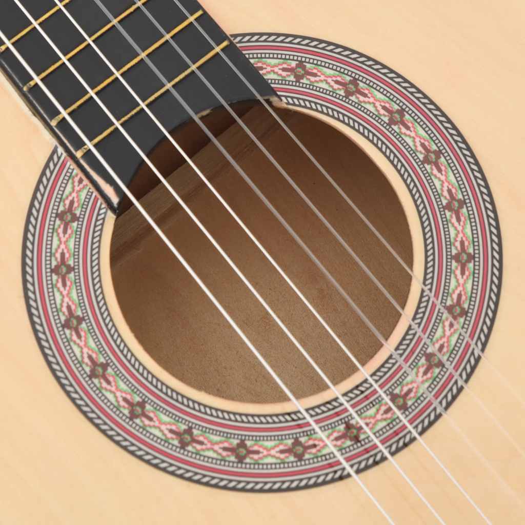 Akustična gitara Western s prorezom i 6 žica 38 " od drva lipe