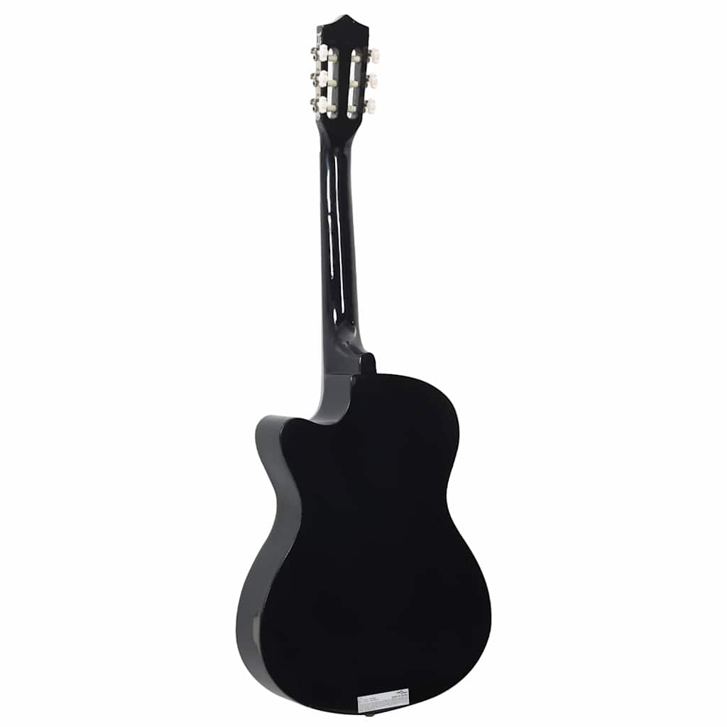 Klasična gitara Western s prorezom i 6 žica crna 38 "