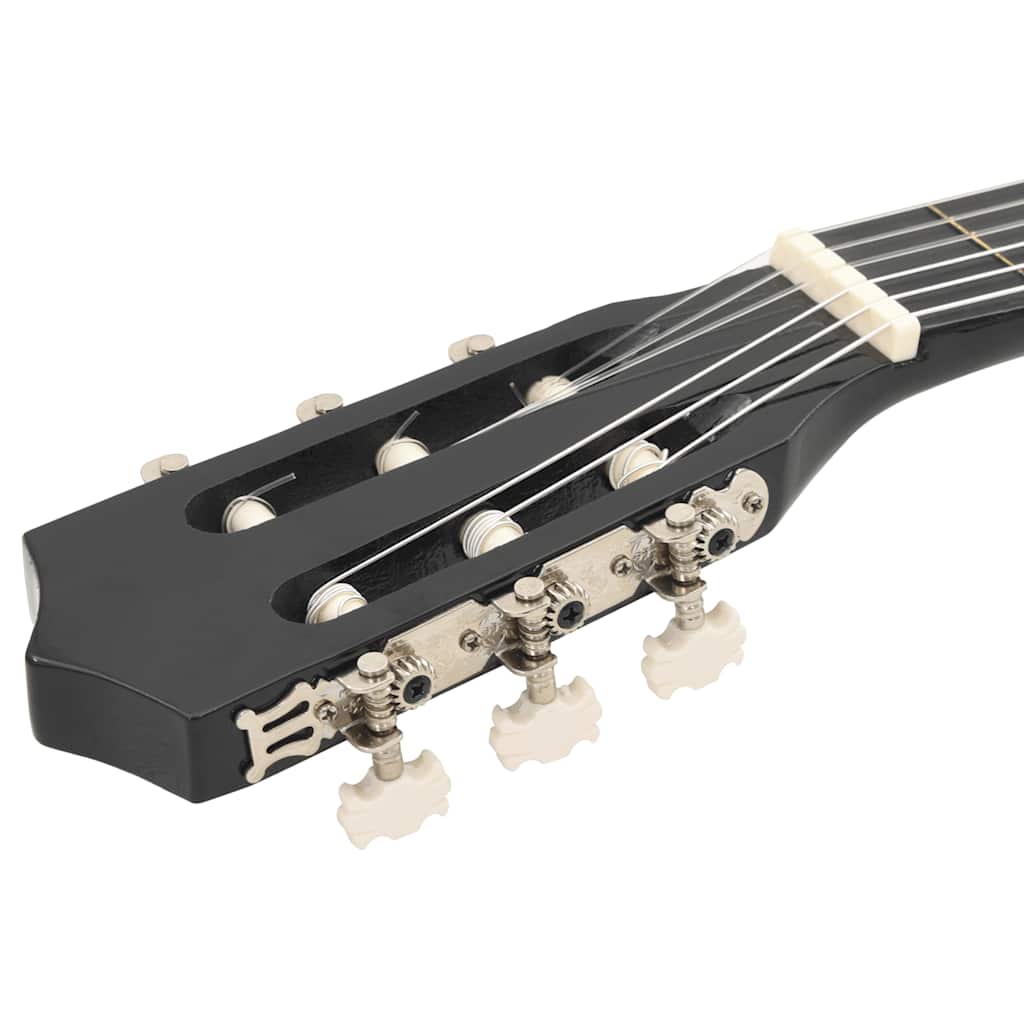 12-dijelni set klasične gitare Western sa 6 žica crni 38 "