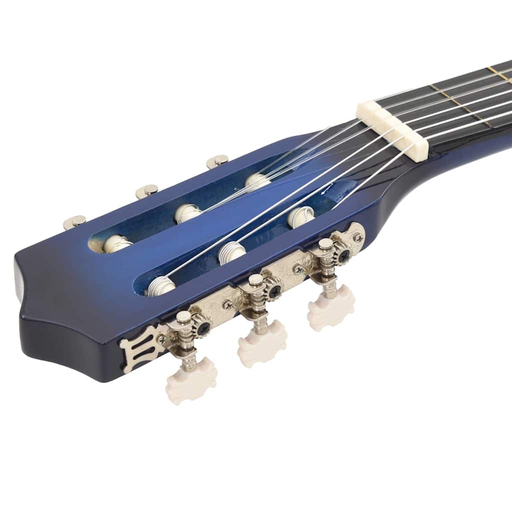 12-dijelni set klasične gitare Western sa 6 žica plavi 38 "