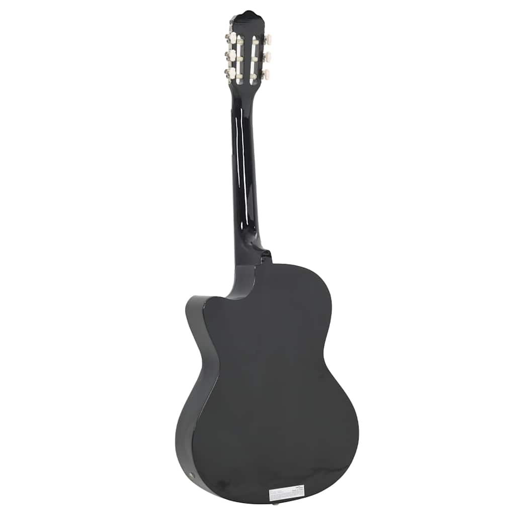 Klasična gitara Western s ujednačivačem i 6 žica crna