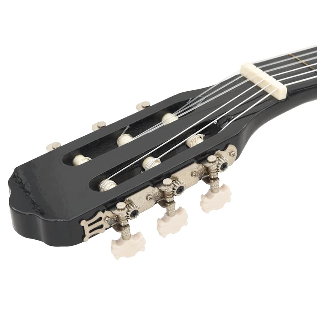 Klasična gitara Western s ujednačivačem i 6 žica crna