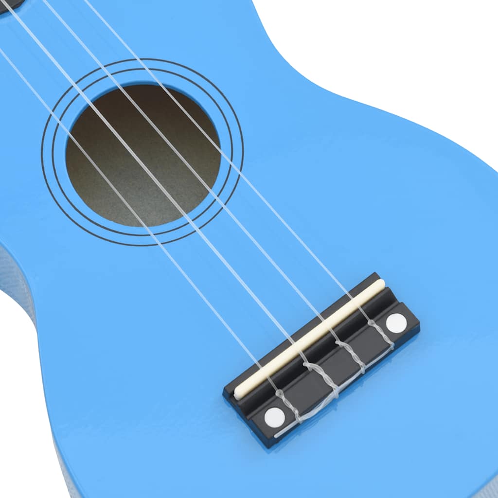 Set dječjeg ukulelea Soprano s torbom svjetloplavi 21 "