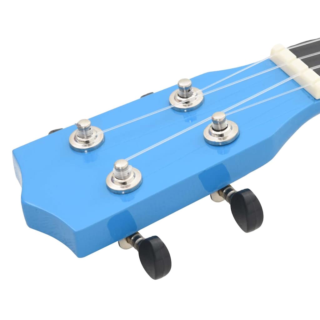 Set dječjeg ukulelea Soprano s torbom svjetloplavi 23 "