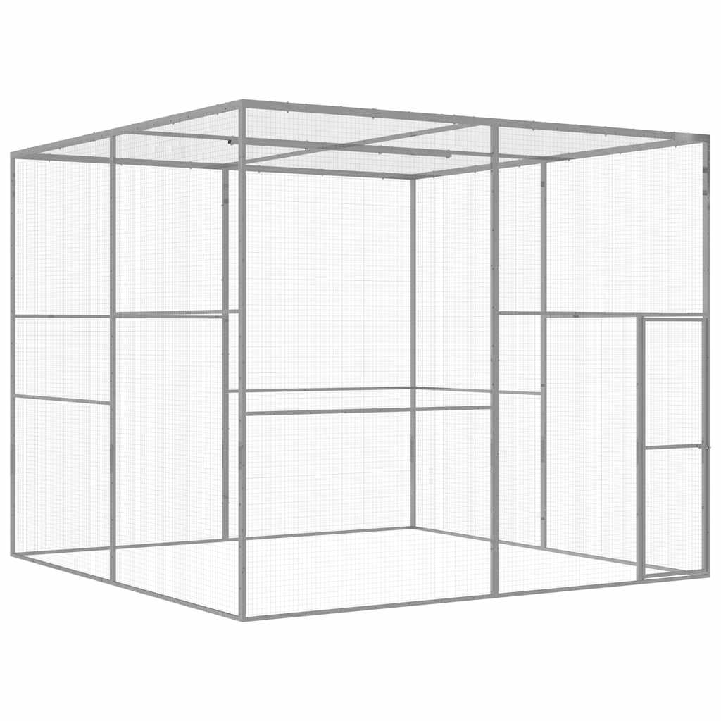Kavez za mačke 3 x 3 x 2,5 m od pocinčanog čelika
