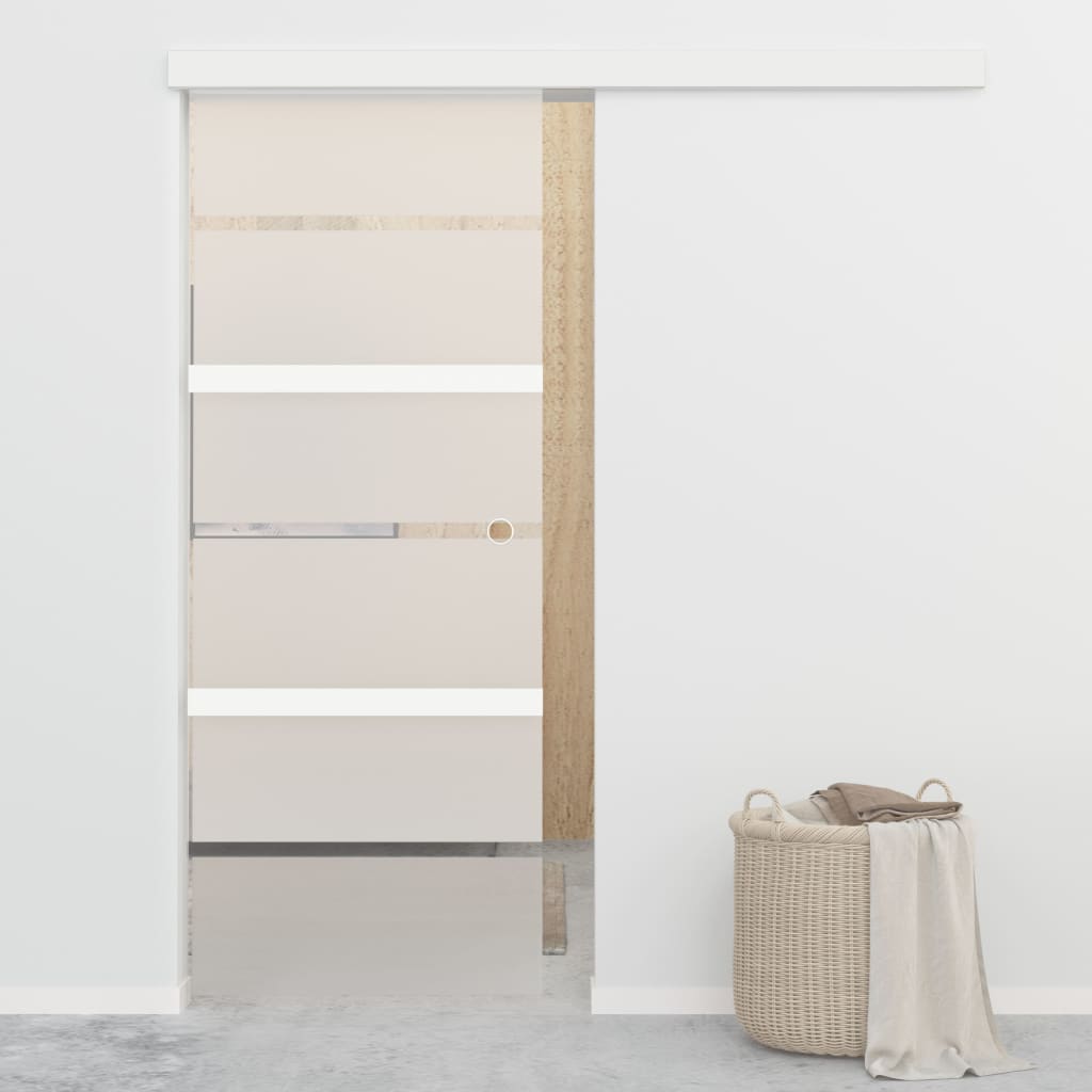 Klizna vrata od stakla ESG i aluminija 76 x 205 cm