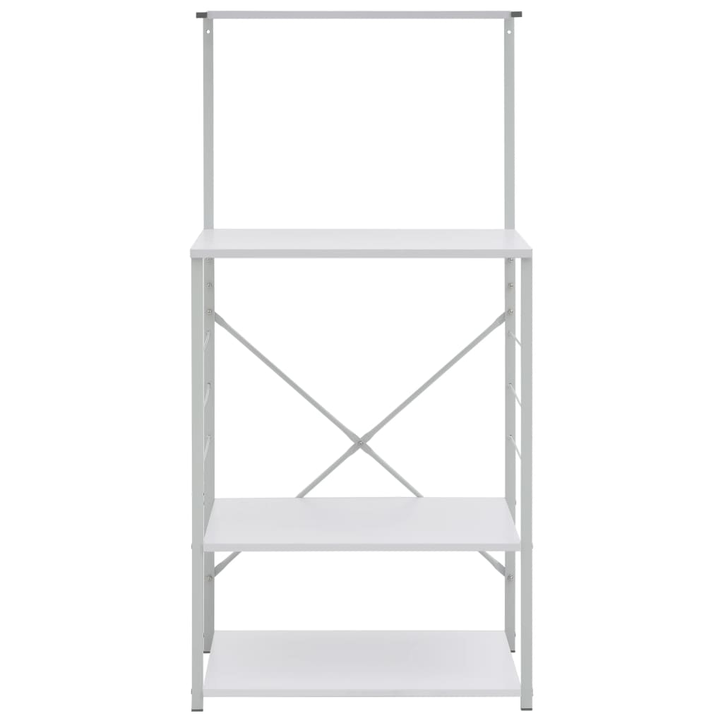 Ormarić za mikrovalnu pećnicu bijeli 60 x 39,6 x 123 cm drveni