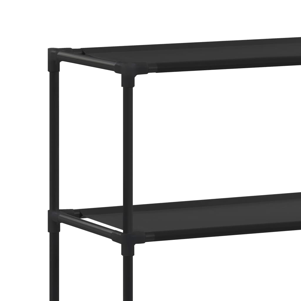 Stalak za pohranu iznad perilice 3 razine crni 69 x 28 x 169 cm
