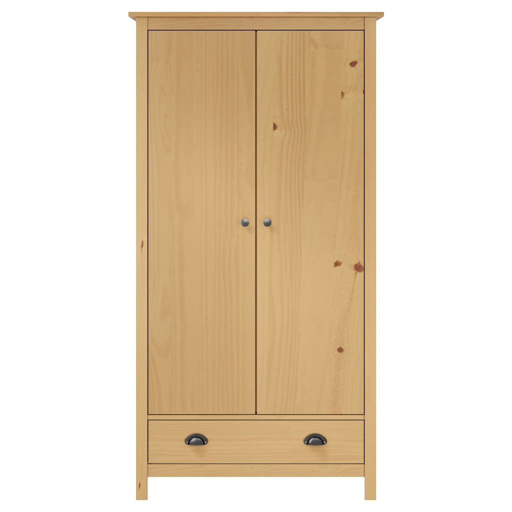 Dvokrilni ormar Hill 89 x 50 x 170 cm od masivne borovine