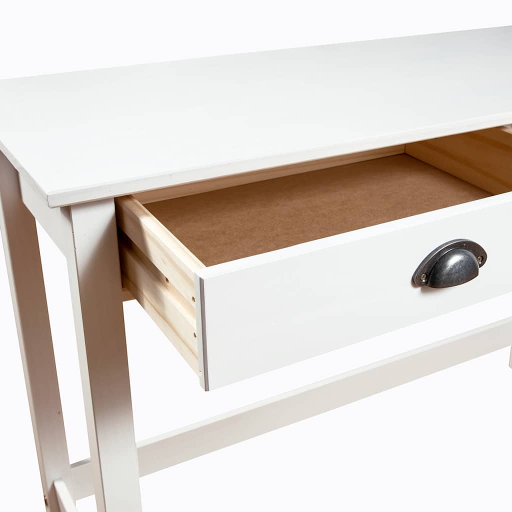 Konzolni stol Hill s 2 ladice 110x45x74 cm od masivne borovine