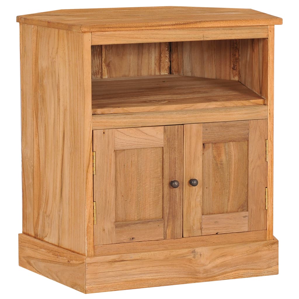 idaXL Kutna komoda 60 x 45 x 60 cm od masivne tikovine