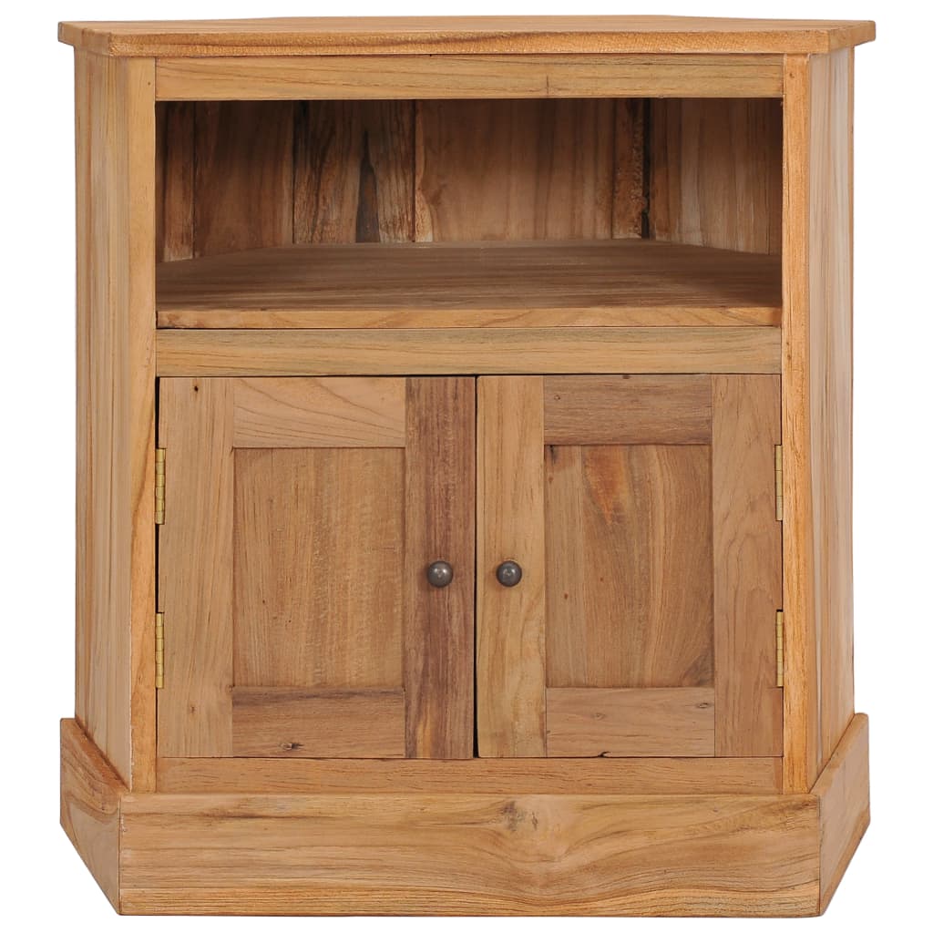 idaXL Kutna komoda 60 x 45 x 60 cm od masivne tikovine