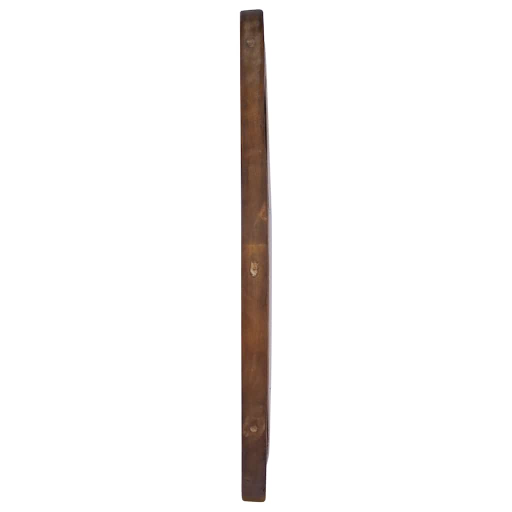 Zidno ogledalo od tikovine 60 cm okruglo
