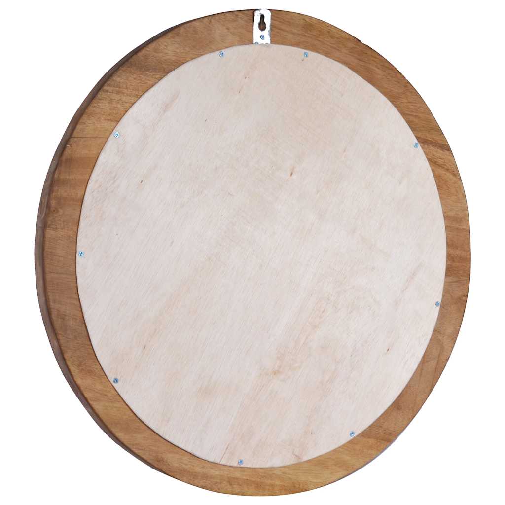 Zidno ogledalo od tikovine 60 cm okruglo