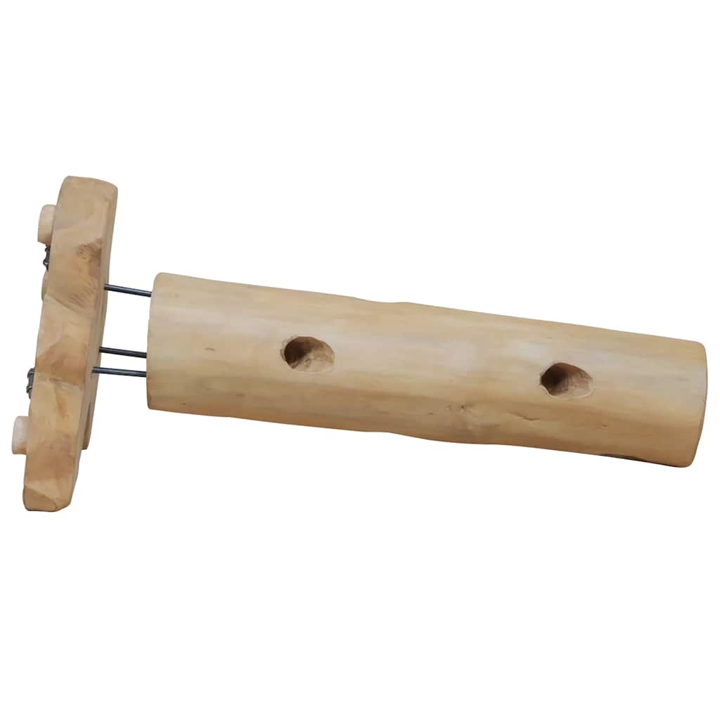 Stalak za vino za 8 boca 40 x 30 x 80 cm od masivne tikovine