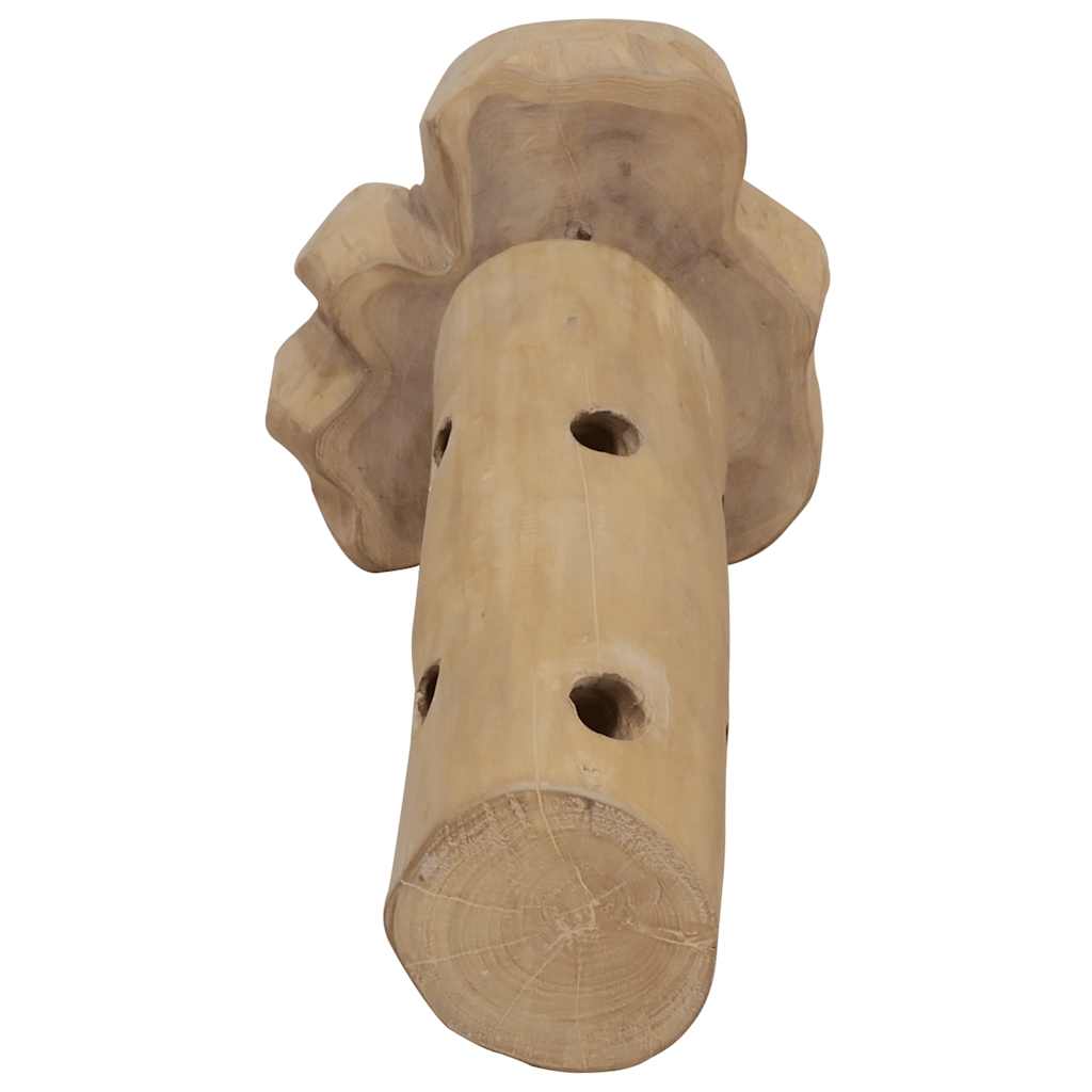 Stalak za vino za 8 boca 40 x 30 x 80 cm od masivne tikovine