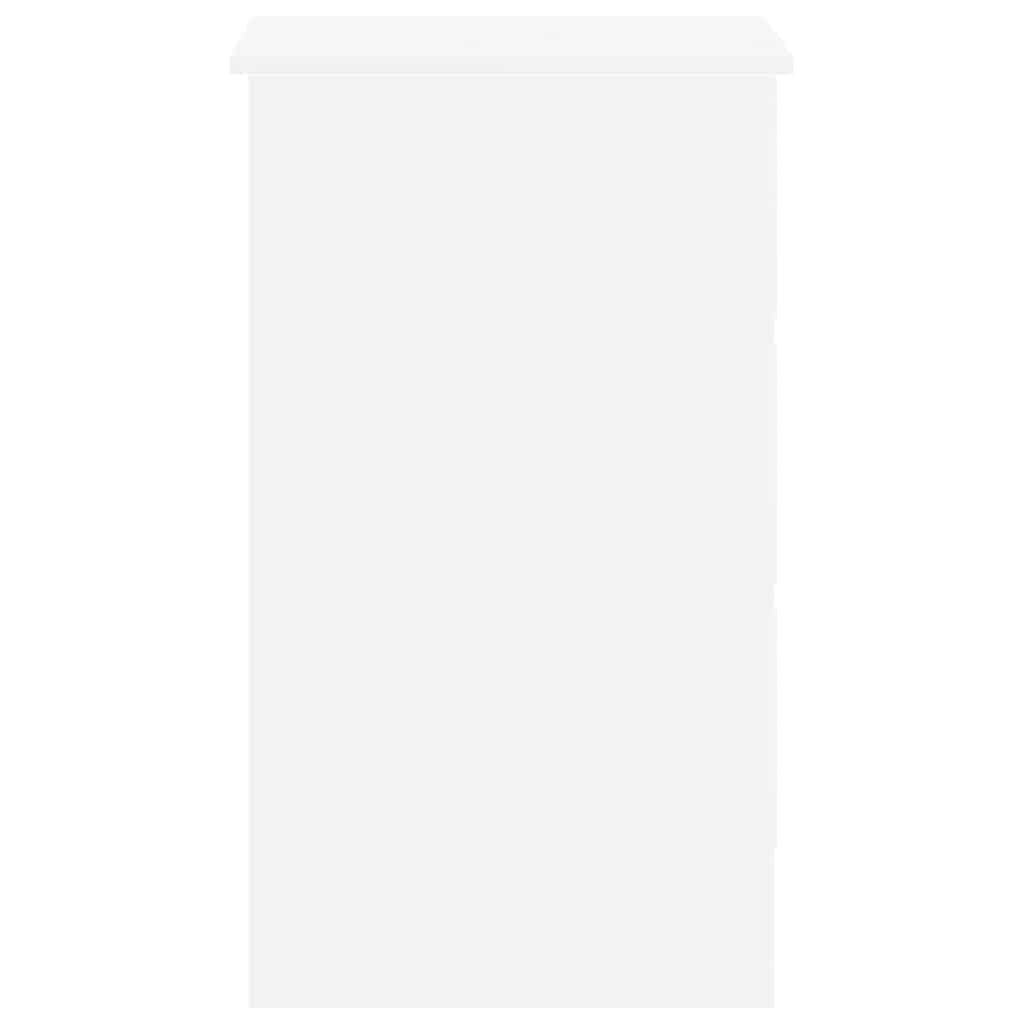 Radni stol bijeli 90 x 45 x 76 cm konstruirano drvo