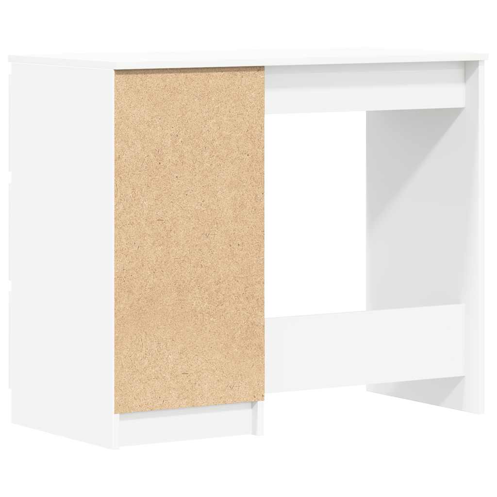 Radni stol bijeli 90 x 45 x 76 cm konstruirano drvo