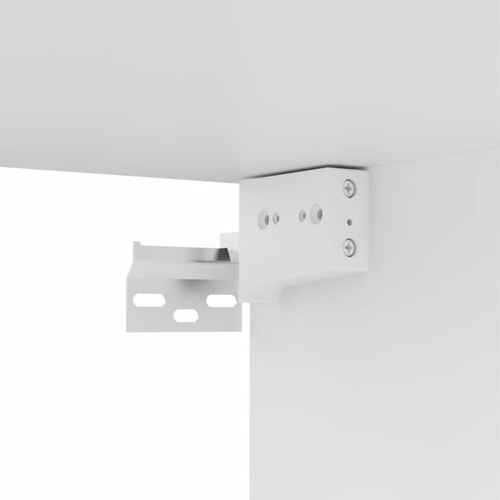 TV ormarić bijeli 80 x 30 x 30 cm od konstruiranog drva