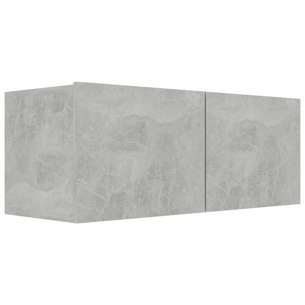 TV ormarić boja betona 80 x 30 x 30 cm od konstruiranog drva