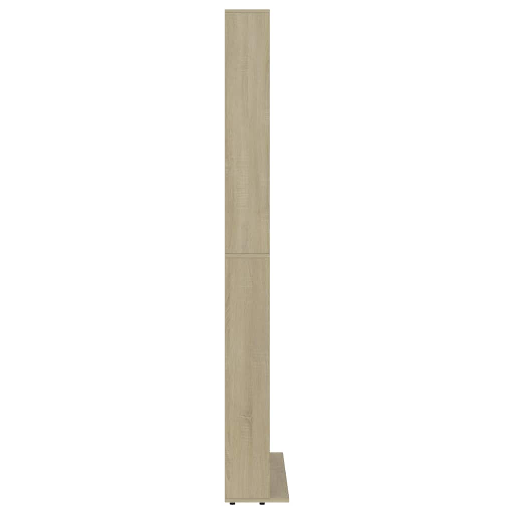 Ormarić za CD-ove boja hrasta 102x23x177,5 cm konstruirano drvo