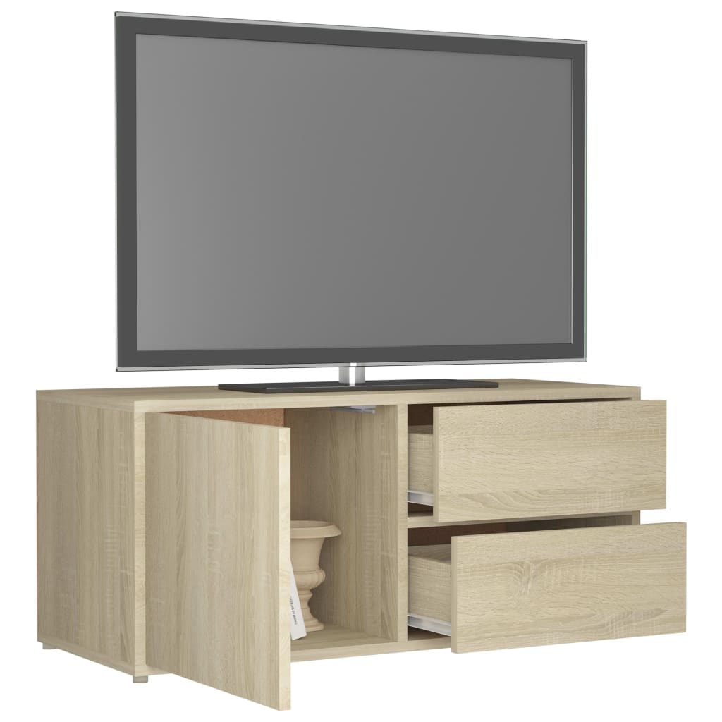 TV ormarić boja hrasta sonome 80 x 34 x 36 cm konstruirano drvo