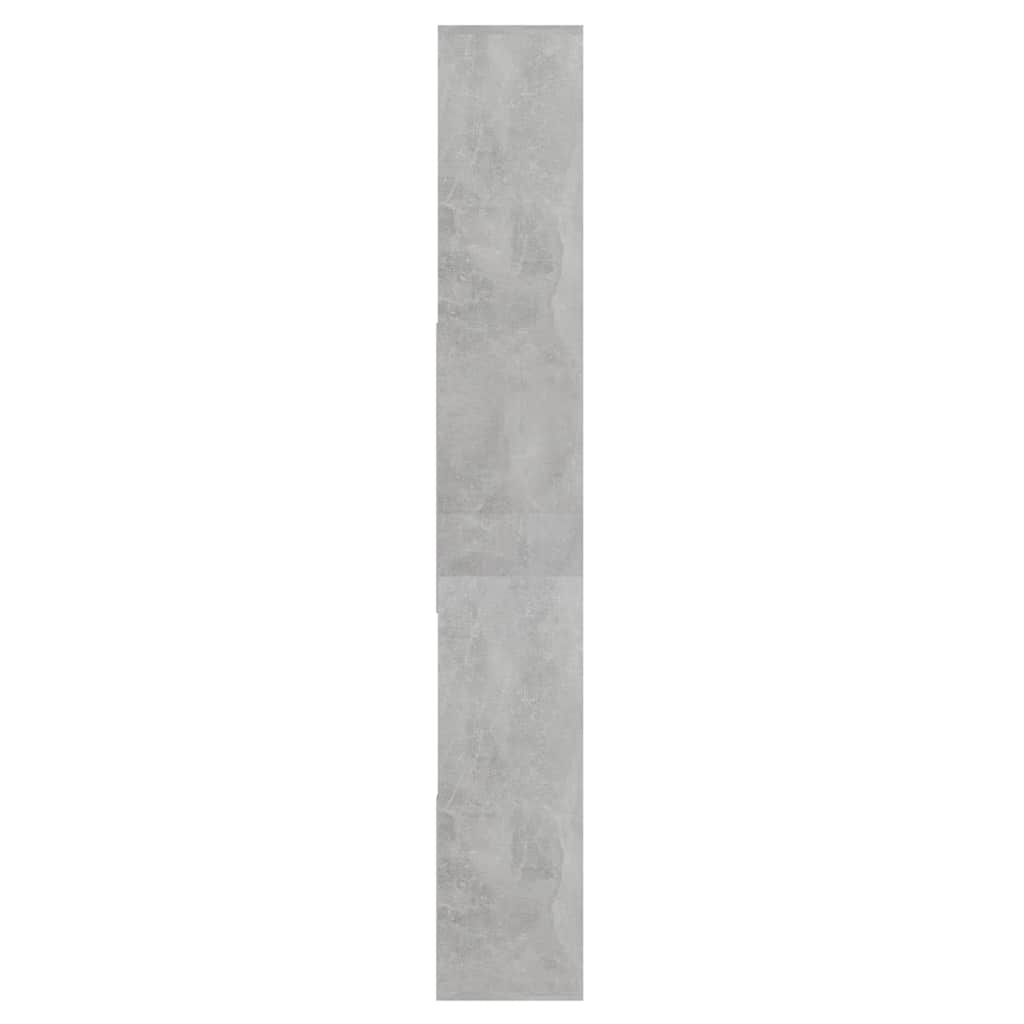 Ormarić za knjige boja betona 67x24x161 cm konstruirano drvo