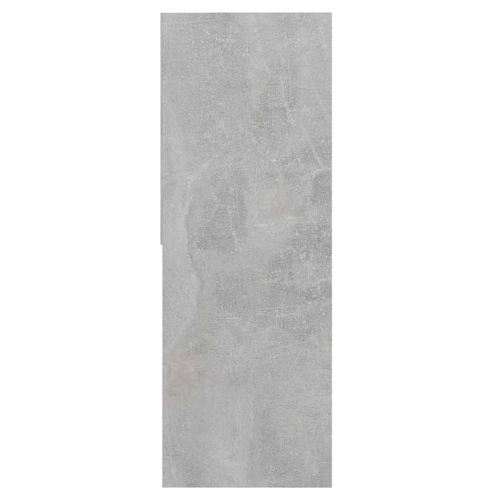 Ormarić za knjige boja betona 67x24x161 cm konstruirano drvo