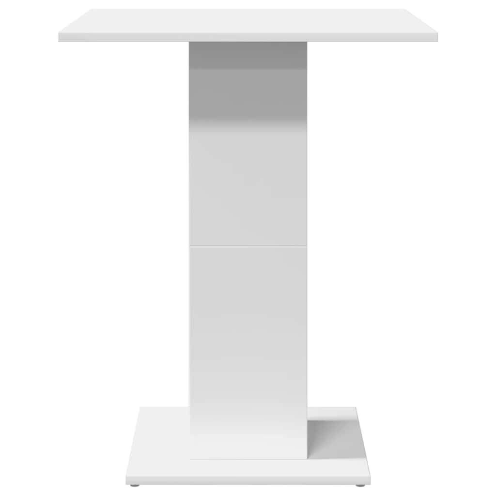 Bistro stol bijeli 60 x 60 x 75 cm od konstruiranog drva