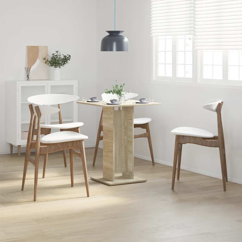 Bistro stol boja hrasta sonome 60x60x75 cm konstruirano drvo