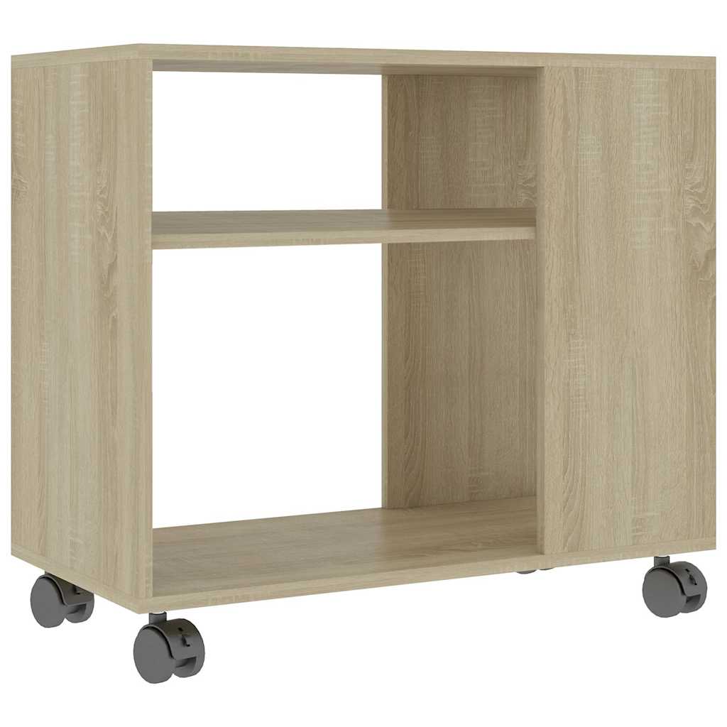 Bočni stolić boja hrasta 70 x 35 x 55 cm od konstruiranog drva