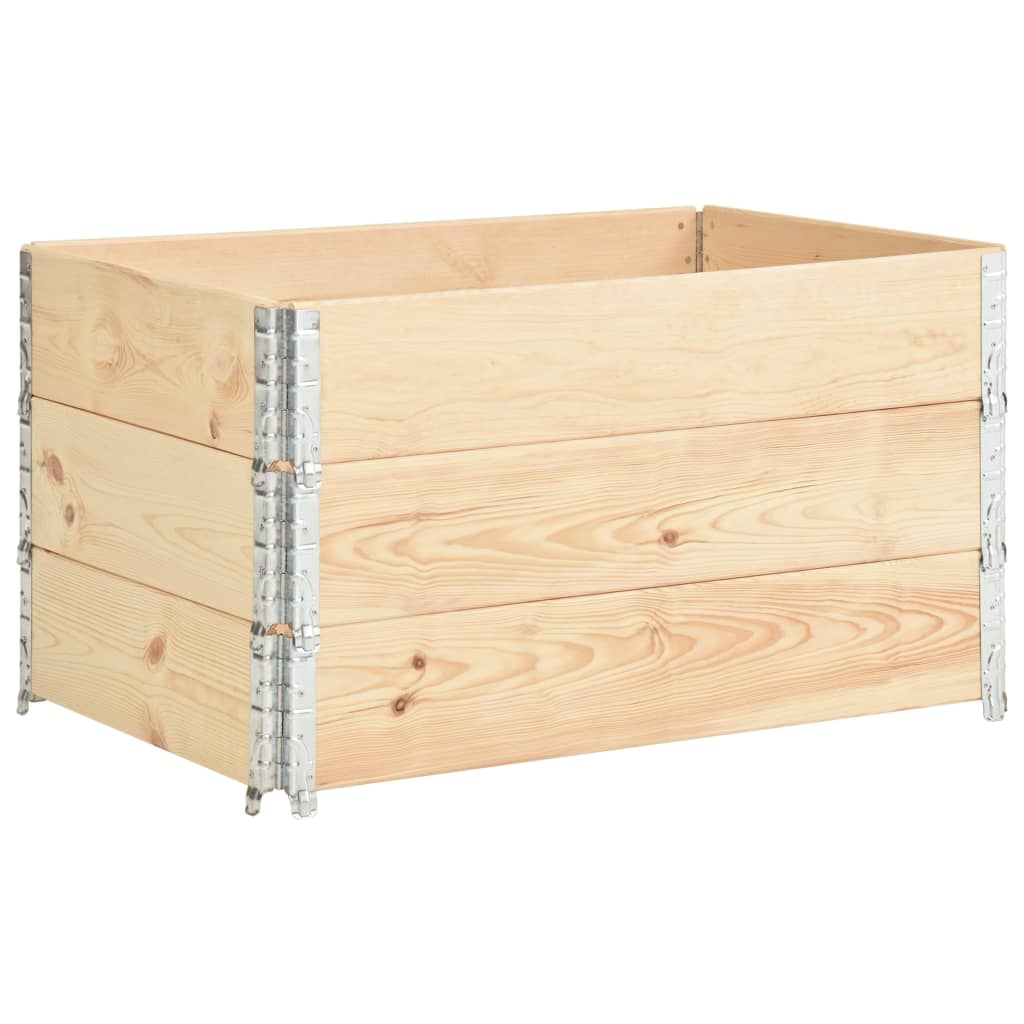 Okviri za palete 3 kom 50 x 100 cm od masivne borovine