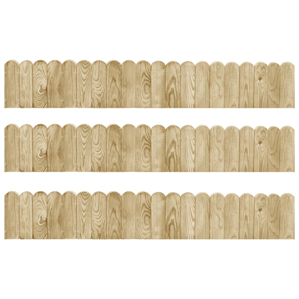 Rolane ograde 3 kom 120 cm od impregnirane borovine