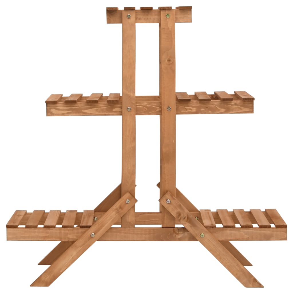 Stalak za biljke 83 x 25 x 83 cm od jelovine