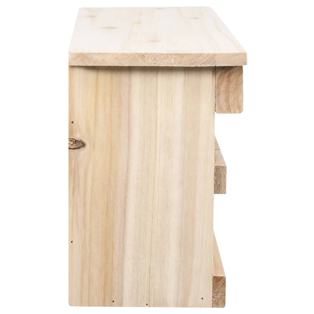 Kućica za vrapce s 5 odjeljaka 68 x 15 x 21 cm od jelovine