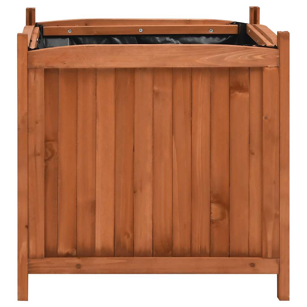 Povišene gredice 2 kom 50 x 50 x 50 cm od jelovine