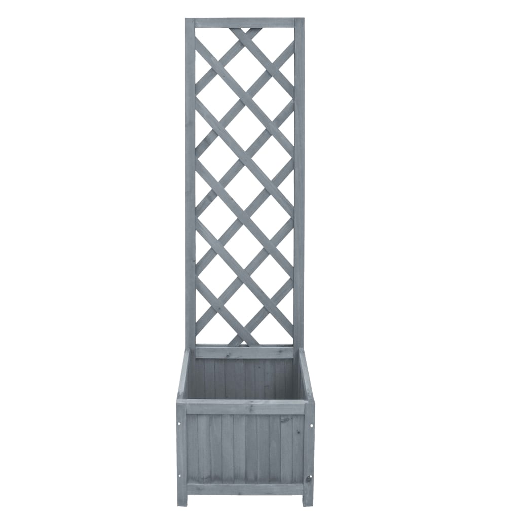 Rešetkasta sadilica 40 x 30 x 135 cm od masivne jelovine