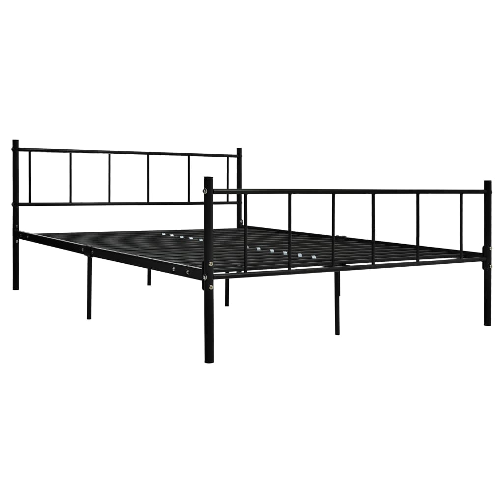 Okvir za krevet crni metalni 180 x 200 cm