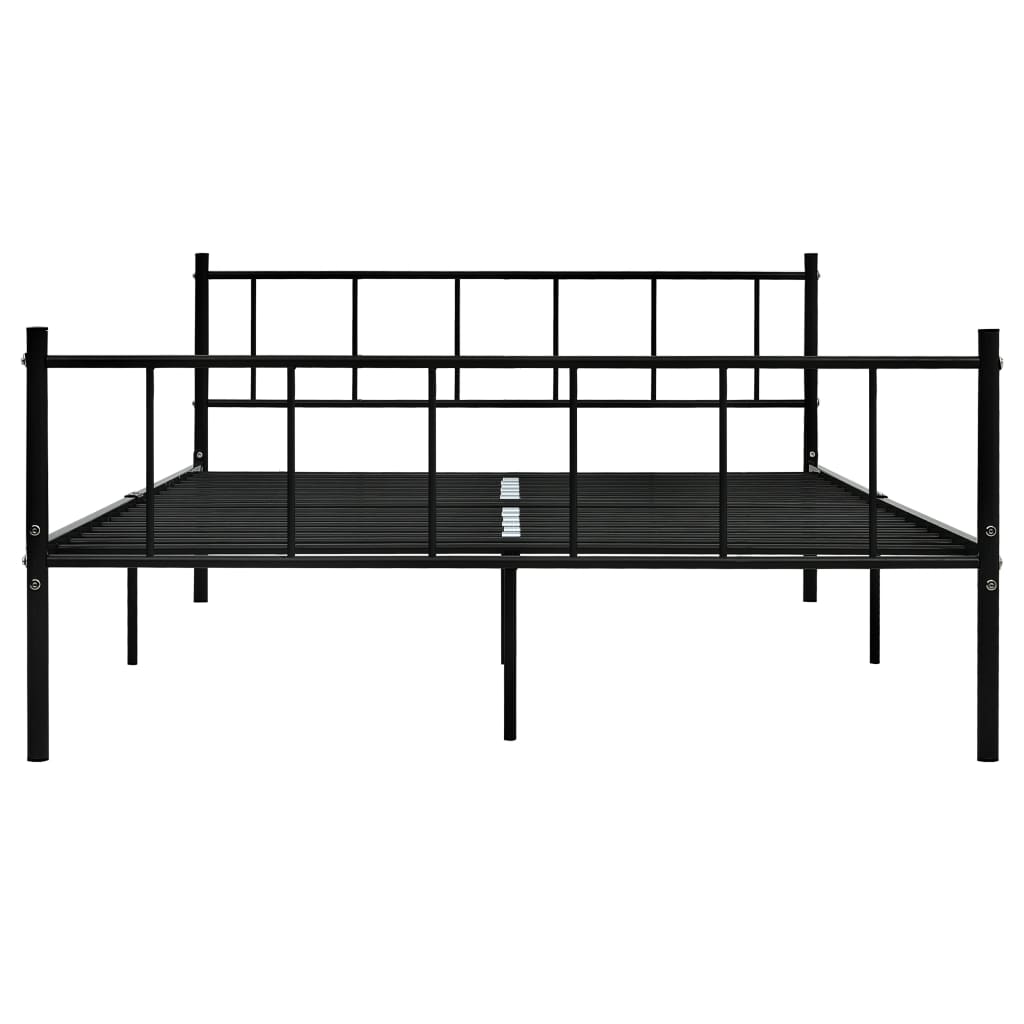 Okvir za krevet crni metalni 180 x 200 cm