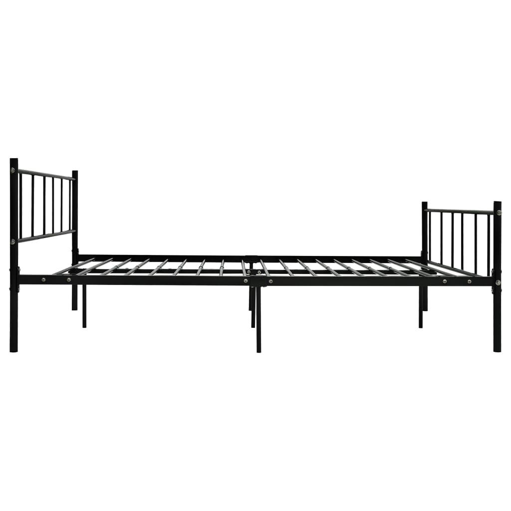 Okvir za krevet crni metalni 180 x 200 cm