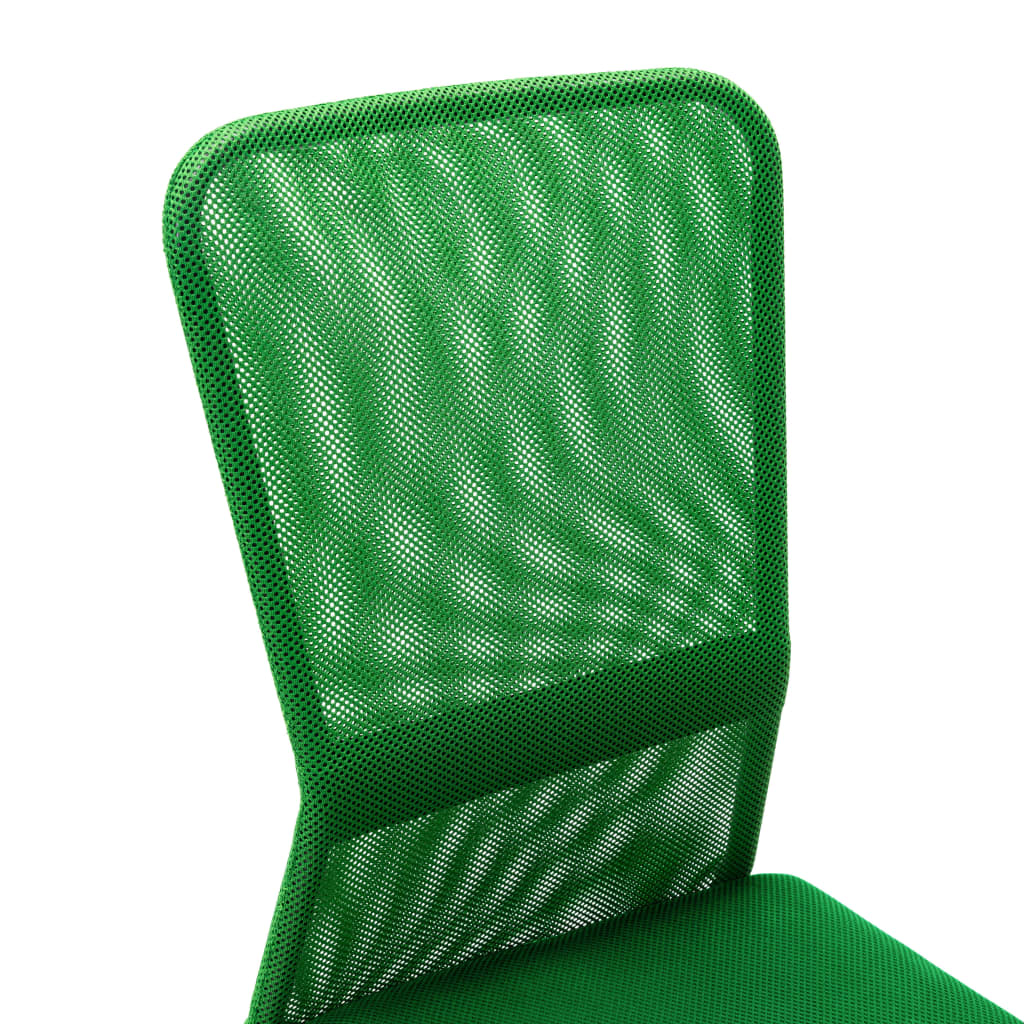 Uredska stolica zelena 44 x 52 x 100 cm od mrežaste tkanine