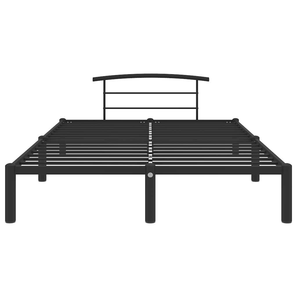 Okvir za krevet crni metalni 120 x 200 cm