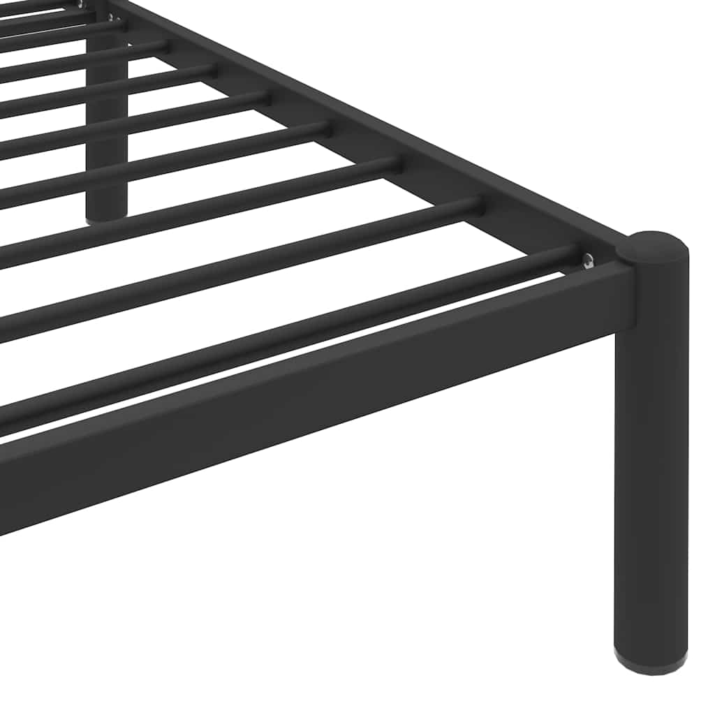 Okvir za krevet crni metalni 120 x 200 cm