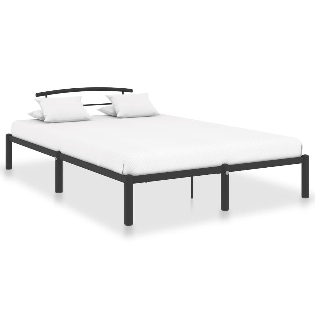 Okvir za krevet crni metalni 160 x 200 cm