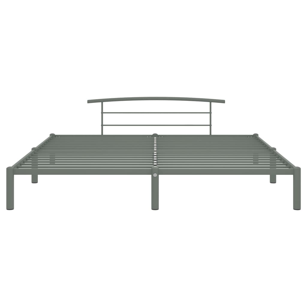 Okvir za krevet sivi metalni 180 x 200 cm