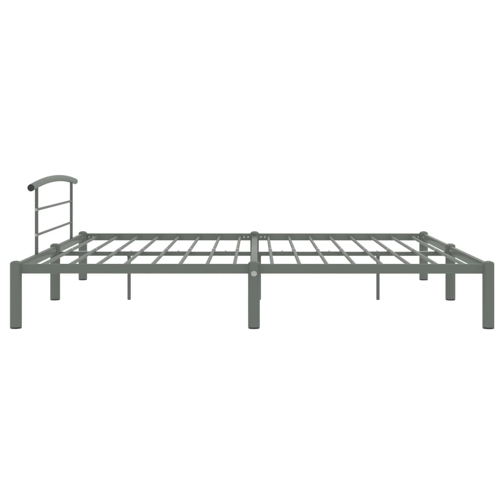 Okvir za krevet sivi metalni 180 x 200 cm