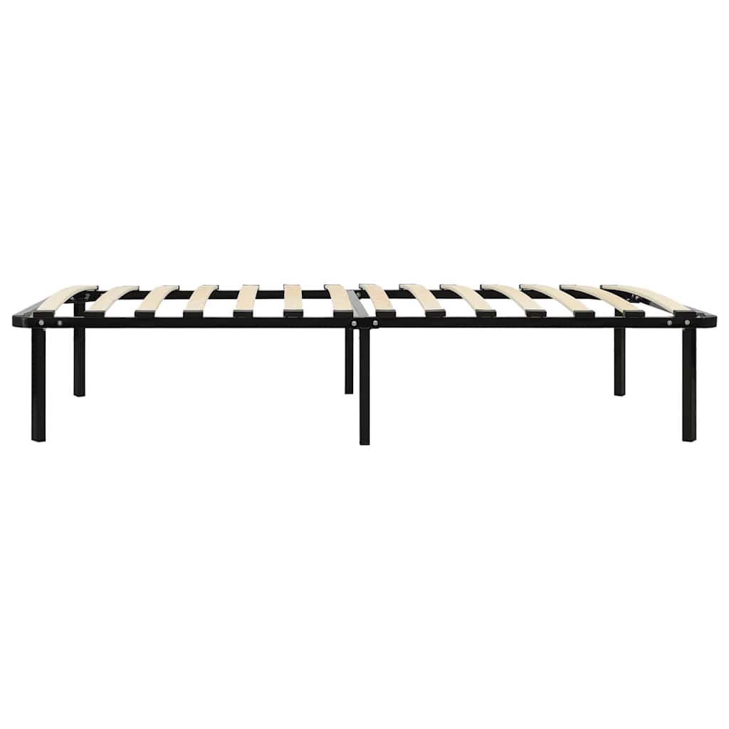 Okvir za krevet crni metalni 90 x 200 cm