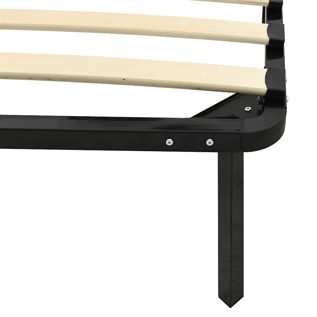 Okvir za krevet crni metalni 90 x 200 cm