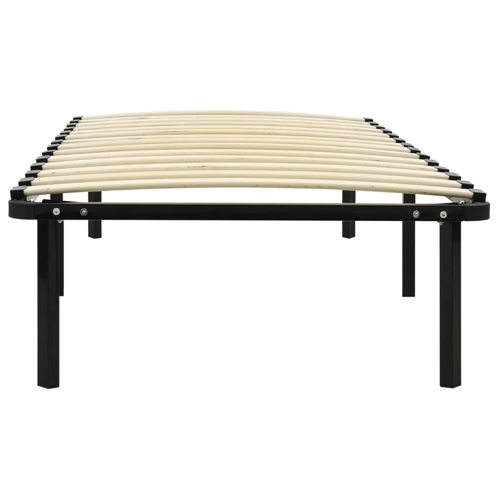 Okvir za krevet crni metalni 100 x 200 cm