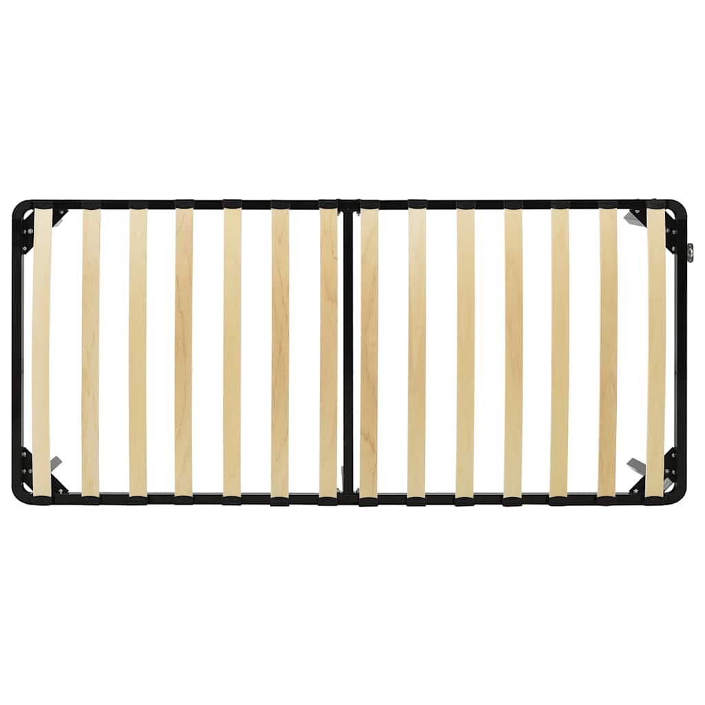 Okvir za krevet crni metalni 100 x 200 cm